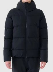 4F Kurtka narciarska w kolorze czarnym rozmiar: XS. Czarne kurtki narciarskie 4f, m, bez wzorów, z puchu, bez kaptura, narciarskie. Za 192.33 zł.