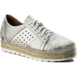 Espadryle ANN MEX - 8605 11GDR+11SR Szary. Szare espadryle Ann Mex, bez wzorów, z materiału, bez obcasa, na płaskiej podeszwie, bez zapięcia. W wyprzedaży za 219.00 zł.