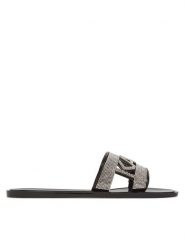 KARL LAGERFELD Klapki Jelly III KL80005S Czarny. Czarne klapki KARL LAGERFELD, bez wzorów, z tworzywa sztucznego, bez obcasa. Za 259.99 zł.