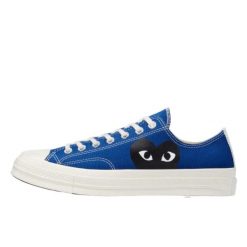 Converse Chuck Taylor All-Star 70s Ox Comme des Garçons PLAY Blue Quartz. Niebieskie trampki Converse, bez wzorów, bez zapięcia. Za 801.03 zł.