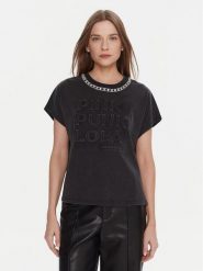 LOLA CASADEMUNT T-Shirt LF2515030 Szary Loose Fit. Szare t-shirty LOLA CASADEMUNT, m, bez wzorów, z syntetyku, bez kołnierzyka, bez ramiączek. Za 399.99 zł.