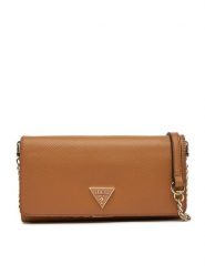 Guess Torebka Noelle II Mini HWZG96 72750 Brązowy. Brązowe torebki klasyczne Guess, z aplikacjami, ze skóry, bez dodatków. Za 419.99 zł.