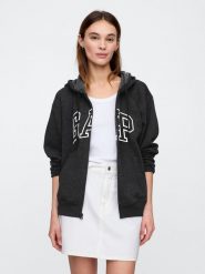 GAP Bluza w kolorze antracytowym rozmiar: XS. Czarne bluzy GAP, xs, bez wzorów, bez kaptura. Za 109.45 zł.