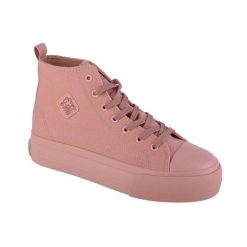 Buty sportowe do chodzenia damskie, Kappa Viska OC. Czerwone obuwie sportowe Kappa, z gumy, bez zapięcia, trekkingowe. Za 99.99 zł.
