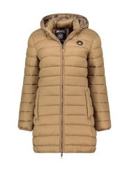 Canadian Peak Płaszcz pikowany "Atikamapeak" w kolorze jasnobrązowym rozmiar: XXL. Brązowe płaszcze Canadian Peak, xxl, bez wzorów, bez kaptura. Za 195.77 zł.