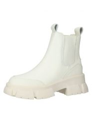 Steve Madden Skórzane sztyblety w kolorze białym rozmiar: 40. Białe botki Steve Madden, bez zapięcia. Za 252.99 zł.