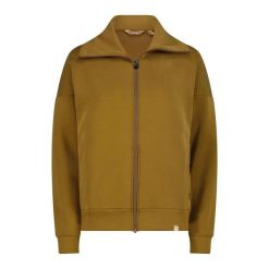 Damska satynowa modalna rozpinana bluza CMP. Brązowe bluzy sportowe CMP, m, bez wzorów, z satyny, bez kaptura. Za 312.50 zł.