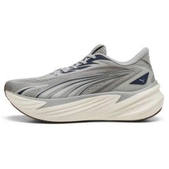 Buty sportowe Puma Maxima Pro. Szare obuwie sportowe Puma, bez zapięcia, na fitness i siłownię. Za 590.00 zł.
