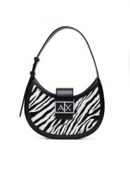 Armani Exchange Torebka XW002565 AF26571 MC045 Czarny. Czarne torebki klasyczne Armani Exchange, bez wzorów, ze skóry, bez dodatków. Za 614.99 zł.