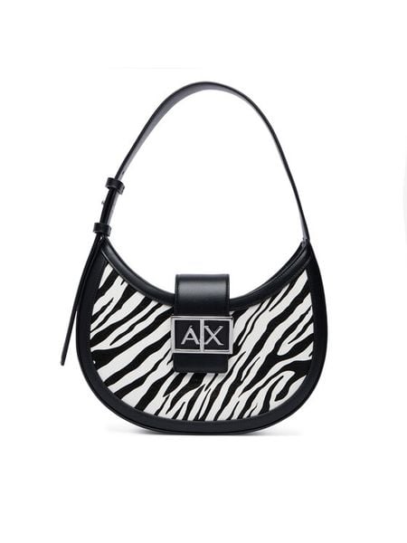 Armani Exchange Torebka XW002565 AF26571 MC045 Czarny. Czarne torebki klasyczne Armani Exchange, bez wzorów, ze skóry, bez dodatków. Za 614.99 zł.