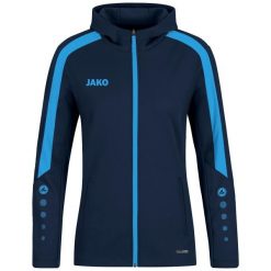 Bluza dresowa z kapturem Jako Power. Niebieskie bluzy JAKO, m, bez wzorów, z dresówki, z kapturem. Za 276.45 zł.
