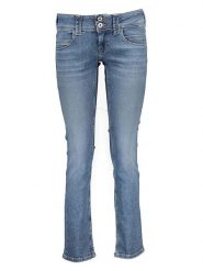 Pepe Jeans Dżinsy - Slim fit - w kolorze niebieskim rozmiar: W32/L30. Niebieskie jeansy Pepe Jeans, l, z aplikacjami. Za 241.95 zł.