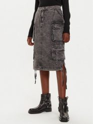 Alpha Industries Spódnica jeansowa 148068 Szary Regular Fit. Szare spódnice Alpha Industries, xs, bez wzorów, z bawełny. Za 219.99 zł.