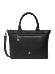 Beverly Hills Polo Club Torebka CEO-BHPC-C-006-08 Granatowy. Niebieskie torebki klasyczne Beverly Hills Polo Club, bez wzorów, z materiału, bez dodatków. Za 229.99 zł.