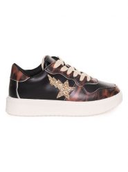 Twinset Sneakersy w kolorze złoto-jasnobrązowo-czarnym rozmiar: 41. Brązowe trampki Twinset, bez wzorów, bez zapięcia. Za 202.50 zł.
