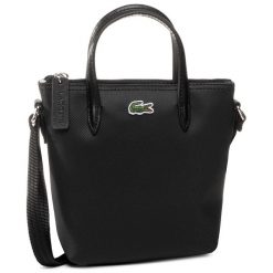 Torebka Lacoste. Czarne torebki klasyczne Lacoste, bez wzorów, bez dodatków. Za 269.99 zł.