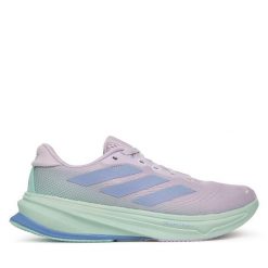 Buty do biegania adidas. Fioletowe obuwie sportowe Adidas, bez zapięcia, do biegania. Za 649.99 zł.