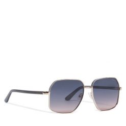 Okulary przeciwsłoneczne Guess. Żółte okulary przeciwsłoneczne Guess, z aplikacjami. Za 319.99 zł.