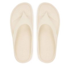 Japonki Crocs. Szare klapki Crocs, bez wzorów, bez obcasa. Za 104.99 zł.