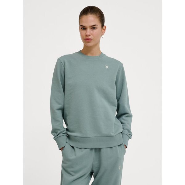 Bluza damska Hummel Pulse. Zielone bluzy Hummel, na zimę, bez wzorów, bez kaptura. Za 186.50 zł.