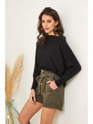 Soft Cashmere Sweter w kolorze czarnym rozmiar: 34/36. Czarne swetry Soft Cashmere, bez wzorów, bez ramiączek. Za 79.21 zł.