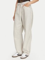 Adidas Jeansy KQ6475 Szary jasny Barrel Fit. Szare jeansy Adidas, bez wzorów. Za 369.99 zł.