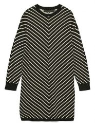 Vero Moda Sukienka w kolorze czarno-kremowym rozmiar: M. Czarne sukienki Vero Moda, na co dzień, m, bez wzorów, bez kołnierzyka, bez ramiączek, midi, proste. Za 104.99 zł.