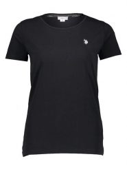 U.S. Polo Assn. Koszulka w kolorze czarnym rozmiar: XL. Czarne bluzki U.S. Polo Assn., s, bez wzorów, z bawełny, bez kołnierzyka, bez ramiączek. Za 61.17 zł.