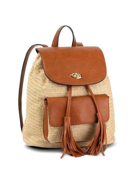 DeeZee Plecak RH1970 Beżowy. Brązowe plecaki DeeZee, bez wzorów, z syntetyku. Za 53.99 zł.