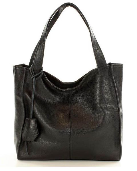Torebka damska czarna MARCO MAZZINI s139a. Czarne shopper bez wzorów, ze skóry, biznesowe, na ramię, duże, bez dodatków. Za 449.00 zł.