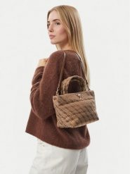 Guess Torebka J6BZ06 W3969 Brązowy. Brązowe torebki klasyczne Guess, z aplikacjami, bez dodatków. Za 324.99 zł.