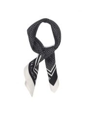 Elisabetta Franchi Apaszka FO-01F-67E2-V70 Czarny. Czarne rękawiczki Elisabetta Franchi, bez wzorów, z jedwabiu. Za 299.99 zł.