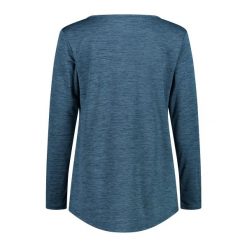 Koszulka damska turystyczna CMP 33N5596. Niebieskie koszulki sportowe CMP, bez wzorów, bez ramiączek. W wyprzedaży za 139.99 zł.
