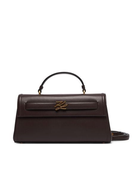 KARL LAGERFELD Torebka B3W30310 Brązowy. Brązowe torebki klasyczne KARL LAGERFELD, bez wzorów, ze skóry, bez dodatków. Za 1,399.00 zł.
