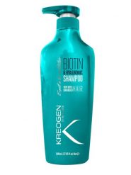Kreogen Szampon "Biotin & Hylauronic" do zniszczonych włosów - 800 ml rozmiar: onesize. Szampony do włosów Kreogen. Za 60.99 zł.