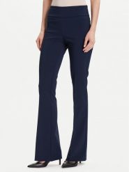 Rinascimento Spodnie materiałowe CFC0125318003 Granatowy Flare Fit. Niebieskie spodnie materiałowe Rinascimento, xs, bez wzorów, z materiału. Za 429.99 zł.