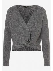 More & More Sweter w kolorze szarym rozmiar: 46. Szare swetry More & More, bez wzorów, ze splotem, bez ramiączek. Za 122.95 zł.