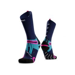Skarpetki X-Socks Anatomix Crew. Niebieskie skarpety X Socks, bez wzorów. Za 169.99 zł.