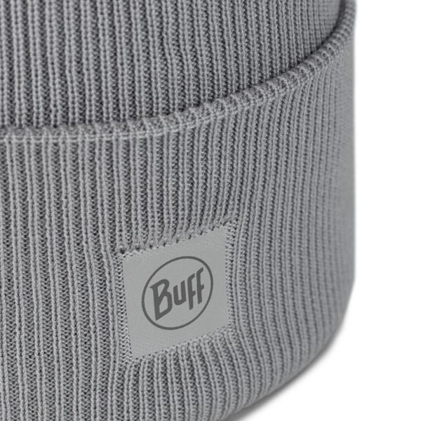 Czapka BUFF Crossknit Beanie Solid. Szare czapki Buff, bez wzorów. Za 139.99 zł.