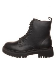 Skechers Skórzane botki "Modern Rugged" w kolorze czarnym rozmiar: 37. Czarne botki Skechers, bez wzorów, bez obcasa, bez zapięcia. Za 219.60 zł.