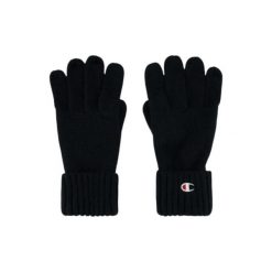 Rękawiczki Champion Gloves. Czarne rękawiczki Champion, bez wzorów, sportowe. Za 97.11 zł.