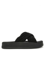 Puma Klapki Leadcat Platform 400340 01 Czarny. Czarne klapki Puma, bez wzorów, z nubiku, bez obcasa. Za 199.99 zł.