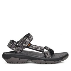 Sandały Teva. Szare sandały Teva, bez wzorów, sportowe, bez obcasa, bez zapięcia. Za 239.99 zł.
