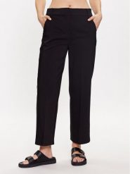 Fransa Spodnie materiałowe 20611919 Czarny Slim Fit. Czarne spodnie materiałowe Fransa, bez wzorów, z bawełny. Za 99.99 zł.