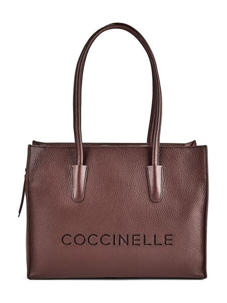 Coccinelle Torebka UAK Coccinellemyrtha26 E1 UAK 11 02 01 Bordowy. Czerwone shopper Coccinelle, bez wzorów, ze skóry, bez dodatków. Za 1,449.00 zł.