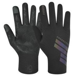 Rękawiczki do biegania Proskary dotykowe sportowe antypoślizgowe. Czarne rękawiczki Proskary, bez wzorów, sportowe. Za 49.90 zł.