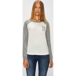 Roxy - Bluzka. Szare bluzki Roxy, s, bez wzorów, z bawełny, casualowe, bez kołnierzyka, bez ramiączek. W wyprzedaży za 119.90 zł.