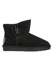 Pepe Jeans FOOTWEAR Skórzane botki zimowe w kolorze czarnym rozmiar: 40. Czarne botki Pepe Jeans FOOTWEAR, na zimę, bez wzorów, z jeansu, bez obcasa, bez zapięcia. Za 155.15 zł.