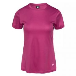Koszulka damska Martes Lady Nalso - różowa, Rozmiar XL. Czerwone koszulki sportowe MARTES, bez wzorów, z materiału, bez ramiączek, do biegania. Za 29.99 zł.