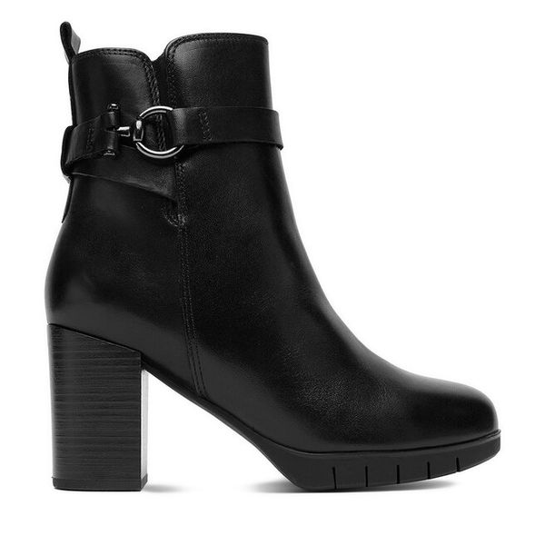 Botki Lasocki. Czarne botki Lasocki, bez wzorów, bez obcasa, na słupku, bez zapięcia. Za 199.99 zł.